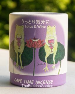 Lotus & Wine Incense Cones, Cafe Time Incense Cones