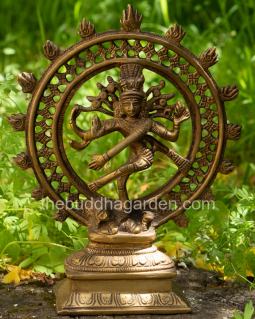 Dancing Shiva Statue: Brass Shiva Nataraja