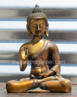 Tibetan Protection Buddha, Brass