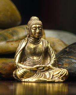 Japanese Buddha Figurine, Meditation Style
