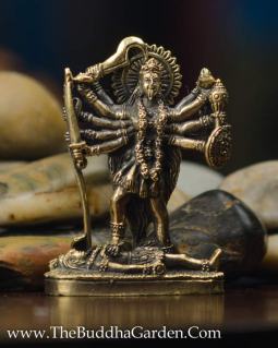 Metal Kali Figurine, 3 Inches