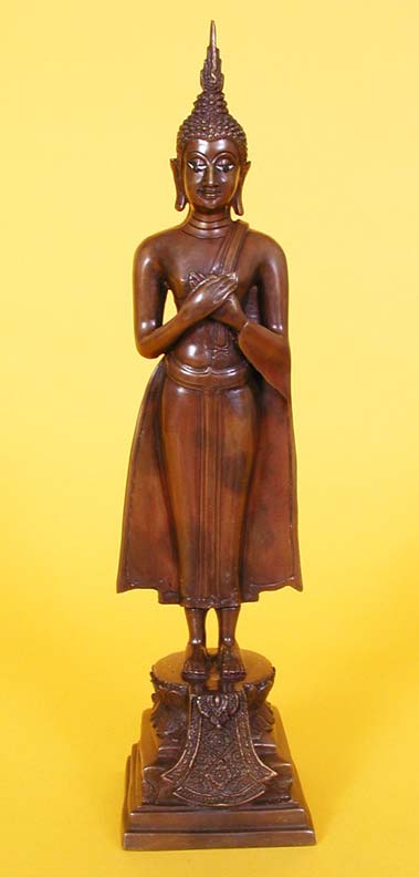 Why do I often see Buddha statues with one hand raised? - Quora