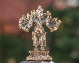 Thousand Hand Ganesha Statue, 3 Inches Tall