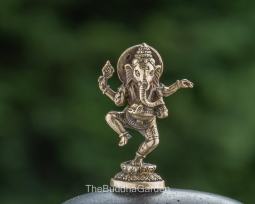 Dancing Ganesha Statue, 1.25 Inches Tall