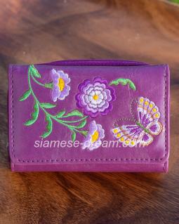 Embroidery Flower Lavishy Small Wallet